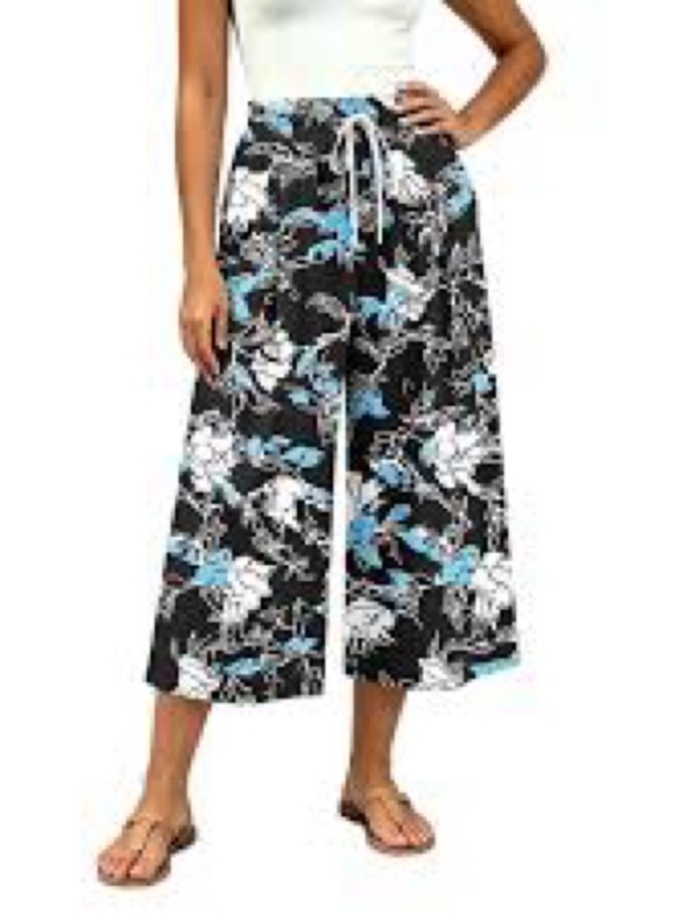 Cato Plus Size Palazoo Crop Pants. 22W/24W